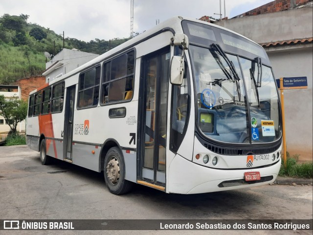 Viação Cidade do Aço RJ 174.002 na cidade de Barra Mansa, Rio de Janeiro, Brasil, por Leonardo Sebastiao dos Santos Rodrigues. ID da foto: 9757204.