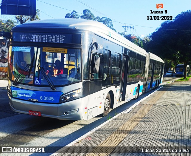 Viação Paratodos > São Jorge > Metropolitana São Paulo > Mobibrasil 6 3035 na cidade de São Paulo, São Paulo, Brasil, por Lucas Santos da Silva. Número da foto: #9756325.