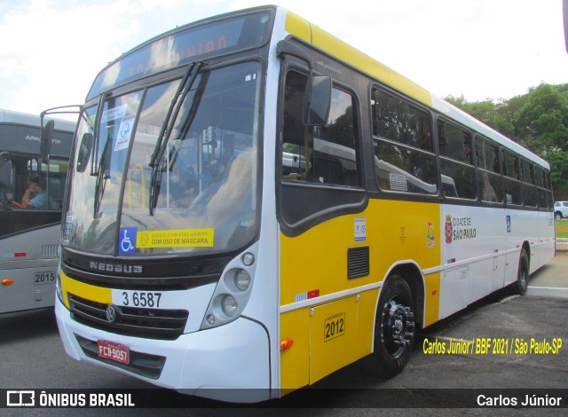 Transunião Transportes 3 6587 na cidade de São Paulo, São Paulo, Brasil, por Carlos Júnior. ID da foto: 9758503.