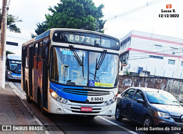 Transwolff Transportes e Turismo 6 6043 na cidade de São Paulo, São Paulo, Brasil, por Lucas Santos da Silva. Número da foto: #9756313.