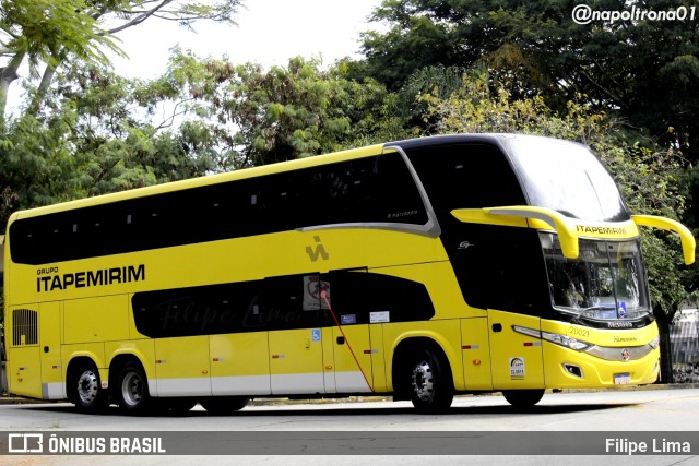 Viação Itapemirim 20021 na cidade de São Paulo, São Paulo, Brasil, por Filipe Lima. Número da foto: #9758298.