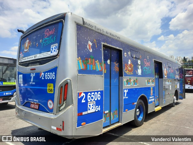 Transcooper > Norte Buss 2 6506 na cidade de São Paulo, São Paulo, Brasil, por Vanderci Valentim. Número da foto: #9756984.