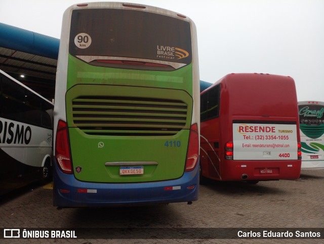 Ônibus Particulares 4110 na cidade de Rio Bonito, Rio de Janeiro, Brasil, por Carlos Eduardo Santos. Número da foto: #9759259.