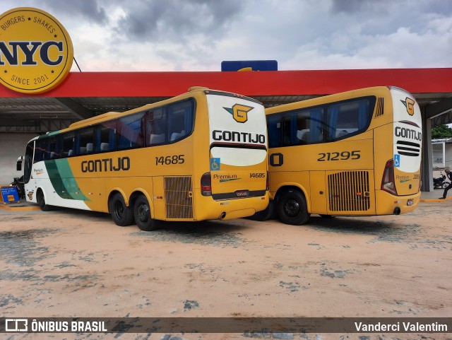 Empresa Gontijo de Transportes 14685 na cidade de Estiva, Minas Gerais, Brasil, por Vanderci Valentim. Número da foto: #9758914.