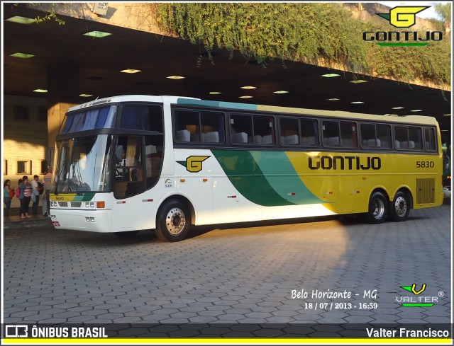 Empresa Gontijo de Transportes 5830 na cidade de Belo Horizonte, Minas Gerais, Brasil, por Valter Francisco. Número da foto: #9758877.