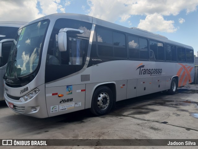 Transpasso Fretamentos e Turismo 2600 na cidade de Jacareí, São Paulo, Brasil, por Jadson Silva. Número da foto: #9760108.