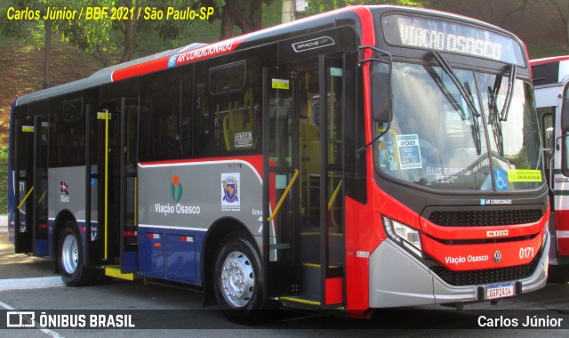 Viação Osasco 0171 na cidade de São Paulo, São Paulo, Brasil, por Carlos Júnior. Número da foto: #9759603.
