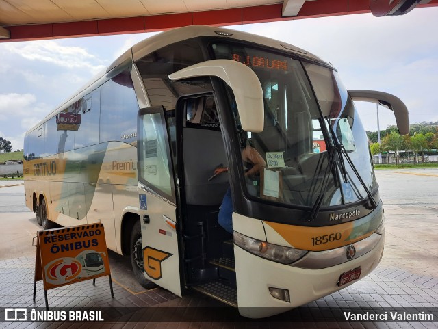 Empresa Gontijo de Transportes 18560 na cidade de São Paulo, São Paulo, Brasil, por Vanderci Valentim. ID da foto: 9758904.