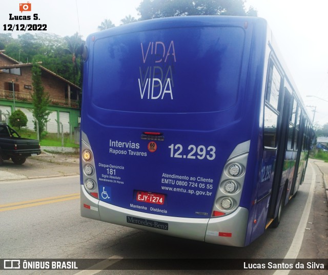 Auto Viação Bragança Metropolitana > Viação Raposo Tavares 12.293 na cidade de Embu-Guaçu, São Paulo, Brasil, por Lucas Santos da Silva. Número da foto: #9759409.