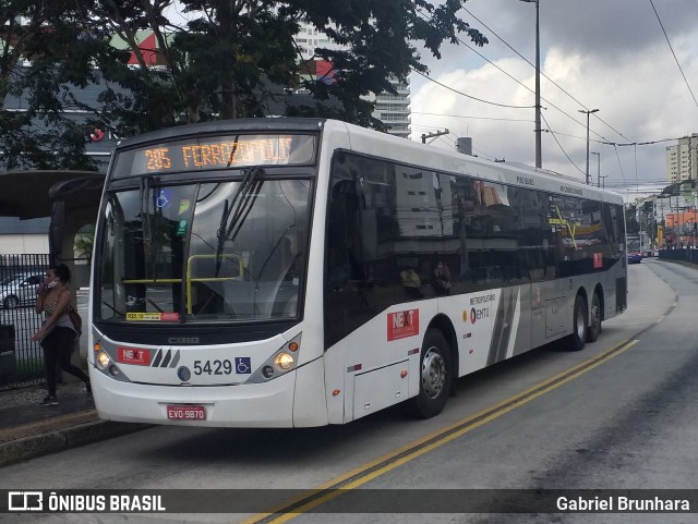 Next Mobilidade - ABC Sistema de Transporte 5429 na cidade de São Bernardo do Campo, São Paulo, Brasil, por Gabriel Brunhara. ID da foto: 9759031.