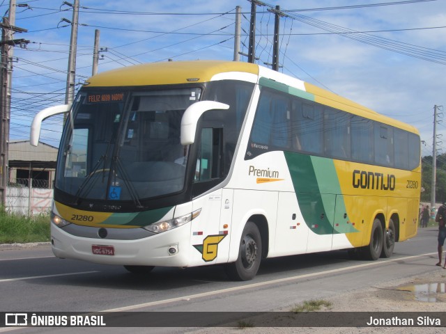Empresa Gontijo de Transportes 21280 na cidade de Jaboatão dos Guararapes, Pernambuco, Brasil, por Jonathan Silva. Número da foto: #9758826.