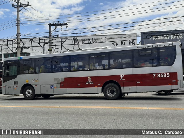 Transwolff Transportes e Turismo 7 8585 na cidade de São Paulo, São Paulo, Brasil, por Mateus C.  Cardoso. Número da foto: #9761246.