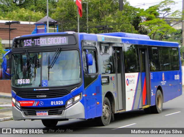 Next Mobilidade - ABC Sistema de Transporte 81.929 na cidade de São Bernardo do Campo, São Paulo, Brasil, por Matheus dos Anjos Silva. ID da foto: 9760826.