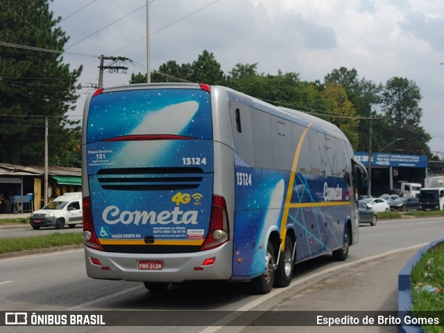 Viação Cometa 13124 na cidade de Caieiras, São Paulo, Brasil, por Espedito de Brito Gomes. ID da foto: 9761237.