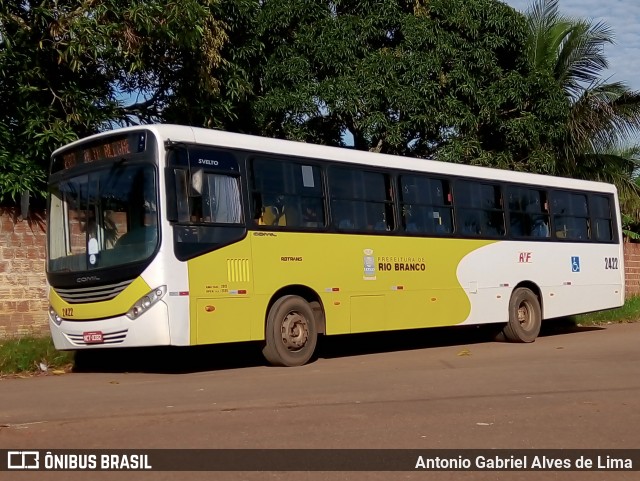 Auto Viação Floresta 2422 na cidade de Rio Branco, Acre, Brasil, por Antonio Gabriel Alves de Lima. Número da foto: #9761191.
