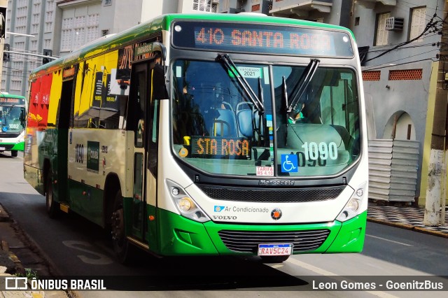 Viação Paraense Cuiabá Transportes 1090 na cidade de Cuiabá, Mato Grosso, Brasil, por Leon Gomes. Número da foto: #9759339.