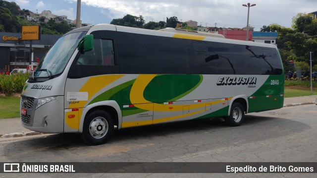 Exclusiva Turismo 2840 na cidade de Franco da Rocha, São Paulo, Brasil, por Espedito de Brito Gomes. Número da foto: #9761223.