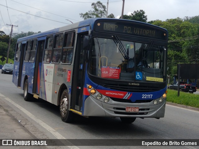 Viação Cidade de Caieiras 22117 na cidade de Caieiras, São Paulo, Brasil, por Espedito de Brito Gomes. Número da foto: #9761242.