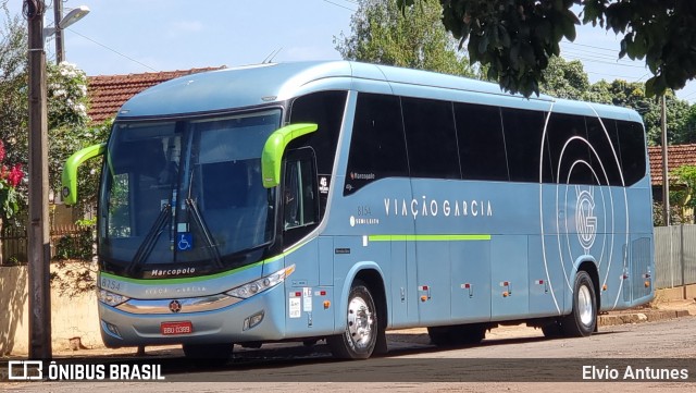 Viação Garcia 8154 na cidade de Peabiru, Paraná, Brasil, por Elvio Antunes. Número da foto: #9761571.