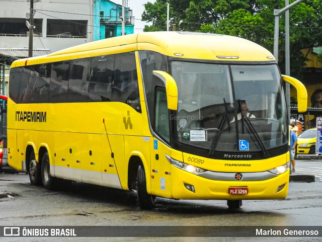 Viação Itapemirim 60089 na cidade de Rio de Janeiro, Rio de Janeiro, Brasil, por Marlon Generoso. Número da foto: #9761291.