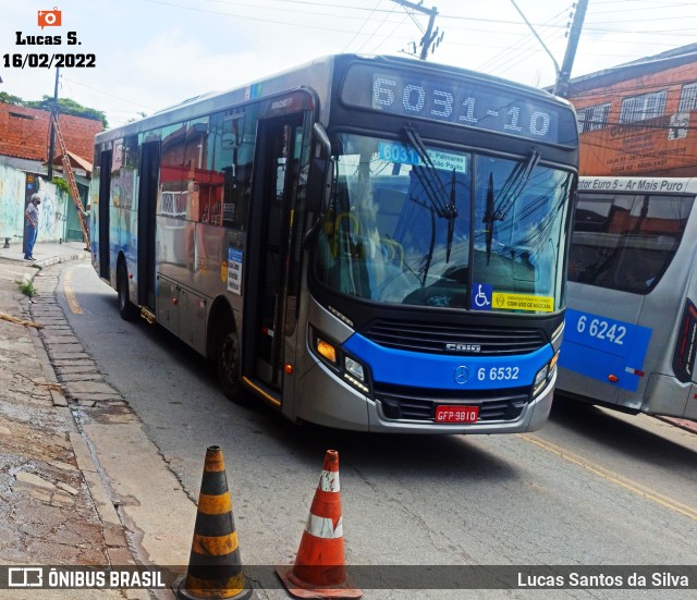 Transwolff Transportes e Turismo 6 6532 na cidade de São Paulo, São Paulo, Brasil, por Lucas Santos da Silva. Número da foto: #9759353.