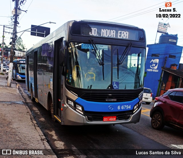 Transwolff Transportes e Turismo 6 6794 na cidade de São Paulo, São Paulo, Brasil, por Lucas Santos da Silva. Número da foto: #9759406.