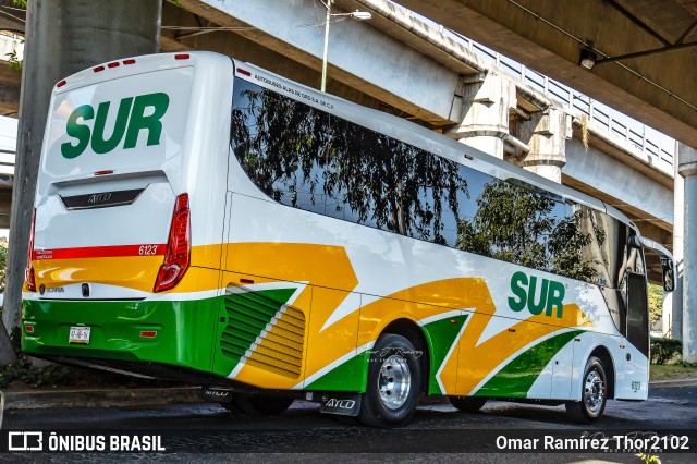 Autobuses Sur 6123 na cidade de Venustiano Carranza, Ciudad de México, México, por Omar Ramírez Thor2102. Número da foto: #9758743.