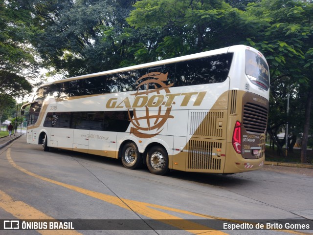 Auto Viação Gadotti 3318 na cidade de São Paulo, São Paulo, Brasil, por Espedito de Brito Gomes. ID da foto: 9761259.