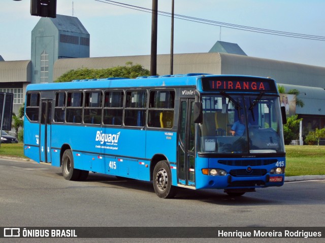 Biguaçu Transportes Coletivos Administração e Participação 415 na cidade de Florianópolis, Santa Catarina, Brasil, por Henrique Moreira Rodrigues. ID da foto: 9762796.