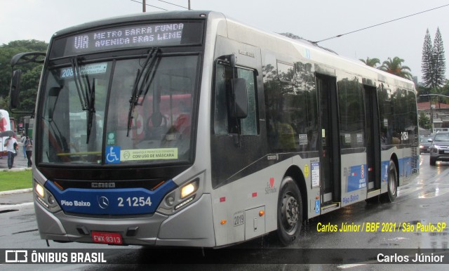 Sambaíba Transportes Urbanos 2 1254 na cidade de São Paulo, São Paulo, Brasil, por Carlos Júnior. Número da foto: #9762677.