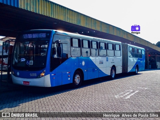 VB Transportes e Turismo 1463 na cidade de Campinas, São Paulo, Brasil, por Henrique Alves de Paula Silva. ID da foto: 9761684.