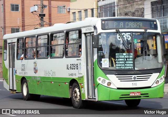 Auto Viação Monte Cristo AL-63518 na cidade de Belém, Pará, Brasil, por Victor Hugo. Número da foto: #9763016.