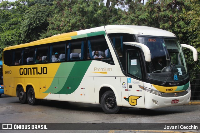 Empresa Gontijo de Transportes 19110 na cidade de São Paulo, São Paulo, Brasil, por Jovani Cecchin. ID da foto: 9764021.