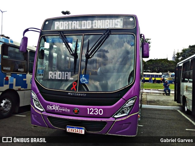 Radial Transporte Coletivo 1230 na cidade de São Paulo, São Paulo, Brasil, por Gabriel Garves. ID da foto: 9762544.