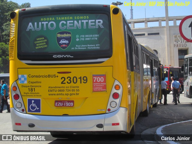 Transportes Capellini 23019 na cidade de São Paulo, São Paulo, Brasil, por Carlos Júnior. Número da foto: #9762694.