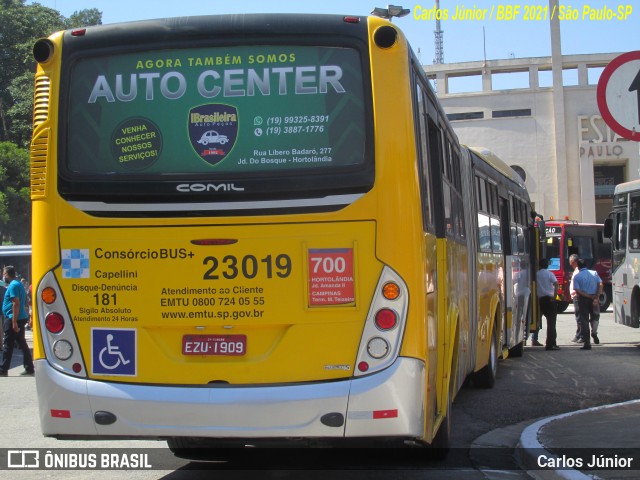 Transportes Capellini 23019 na cidade de São Paulo, São Paulo, Brasil, por Carlos Júnior. ID da foto: 9762694.