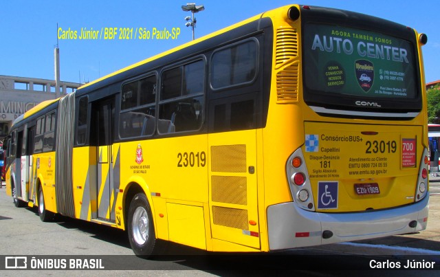 Transportes Capellini 23019 na cidade de São Paulo, São Paulo, Brasil, por Carlos Júnior. ID da foto: 9763236.