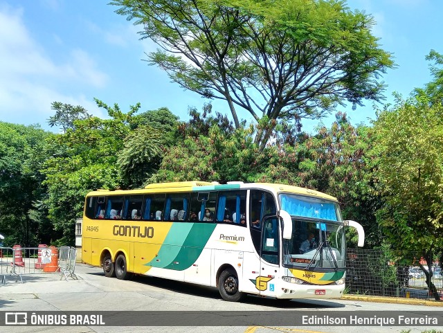 Empresa Gontijo de Transportes 14845 na cidade de São Paulo, São Paulo, Brasil, por Edinilson Henrique Ferreira. ID da foto: 9716259.