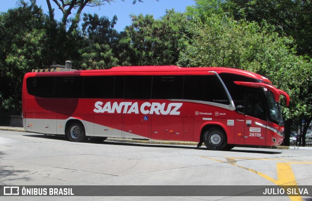 Viação Santa Cruz 26119 na cidade de São Paulo, São Paulo, Brasil, por JULIO SILVA. Número da foto: #9714248.