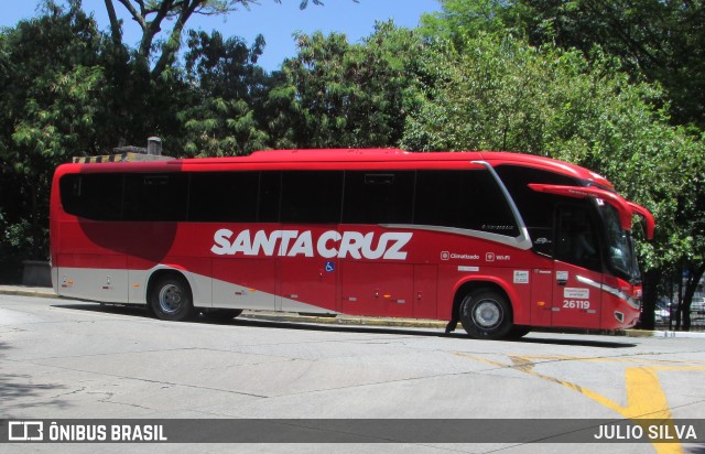 Viação Santa Cruz 26119 na cidade de São Paulo, São Paulo, Brasil, por JULIO SILVA. ID da foto: 9714248.