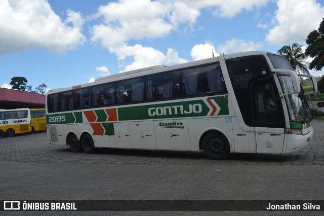 Empresa Gontijo de Transportes 20135 na cidade de João Monlevade, Minas Gerais, Brasil, por Jonathan Silva. ID da foto: 9764195.