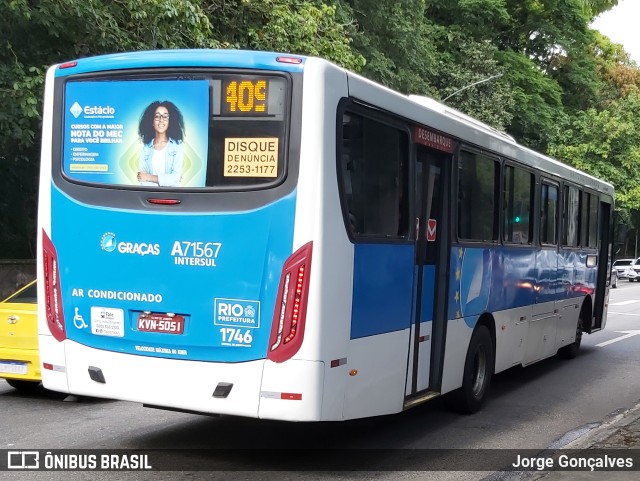 Viação Nossa Senhora das Graças A71567 na cidade de Rio de Janeiro, Rio de Janeiro, Brasil, por Jorge Gonçalves. Número da foto: #9765310.