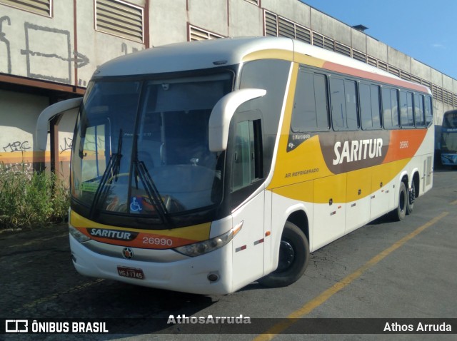 Saritur - Santa Rita Transporte Urbano e Rodoviário 26990 na cidade de Belo Horizonte, Minas Gerais, Brasil, por Athos Arruda. Número da foto: #9765785.