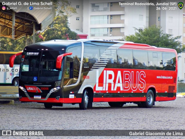 Lirabus 20006 na cidade de Jundiaí, São Paulo, Brasil, por Gabriel Giacomin de Lima. Número da foto: #9766364.