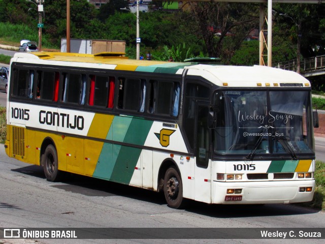 Empresa Gontijo de Transportes 10115 na cidade de Belo Horizonte, Minas Gerais, Brasil, por Wesley C. Souza. Número da foto: #9766860.