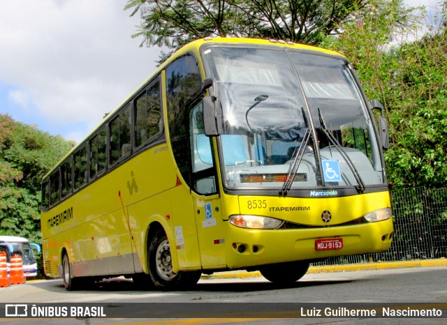 Viação Itapemirim 8535 na cidade de São Paulo, São Paulo, Brasil, por Luiz Guilherme  Nascimento. ID da foto: 9764746.