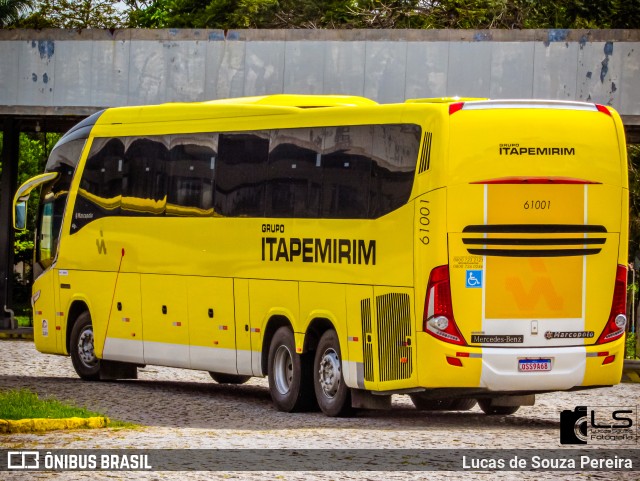 Viação Itapemirim 61001 na cidade de Campos dos Goytacazes, Rio de Janeiro, Brasil, por Lucas de Souza Pereira. Número da foto: #9765917.