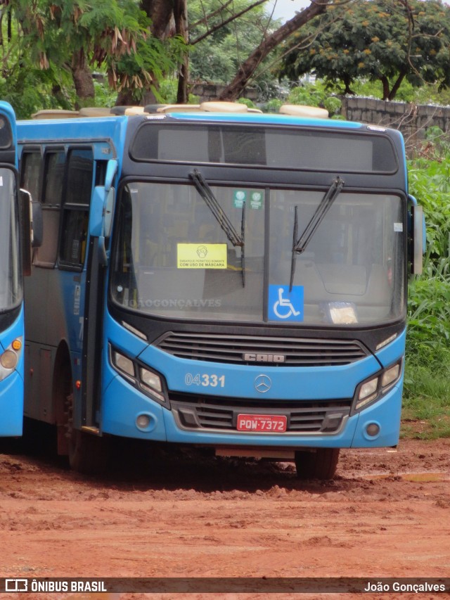 Taguatur - Taguatinga Transporte e Turismo 04331 na cidade de Taguatinga, Distrito Federal, Brasil, por João Gonçalves. Número da foto: #9766490.