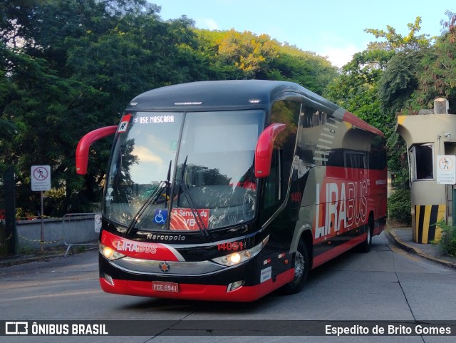 Lirabus 14051 na cidade de São Paulo, São Paulo, Brasil, por Espedito de Brito Gomes. Número da foto: #9766759.