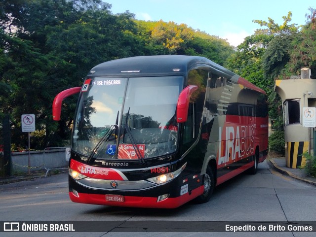 Lirabus 14051 na cidade de São Paulo, São Paulo, Brasil, por Espedito de Brito Gomes. ID da foto: 9766759.